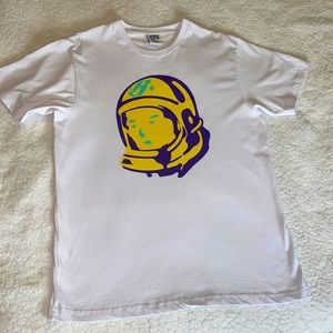 BILLIONAIRE BOYS CLUB MEN HELMET TEE (WHITE)